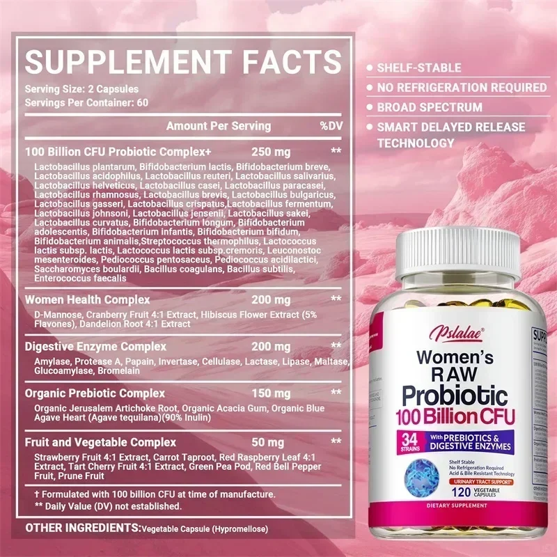 Rauwe probiotica voor vrouwen  - Probiotics Women Health recensie en prijs