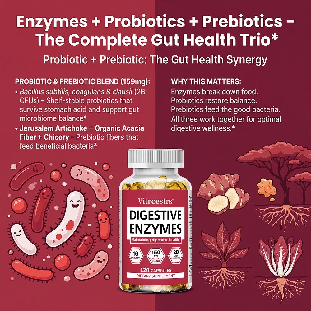 Kapsels met spijsverteringsenz - Probiotics Women Health recensie en prijs